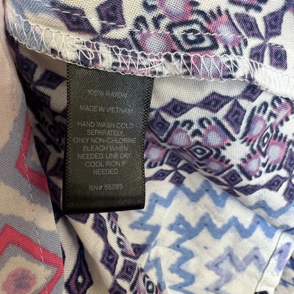 Women's Express Open Back Flowy Tassel Boho Sleeveless Crop Top XS - Picture 4 of 4